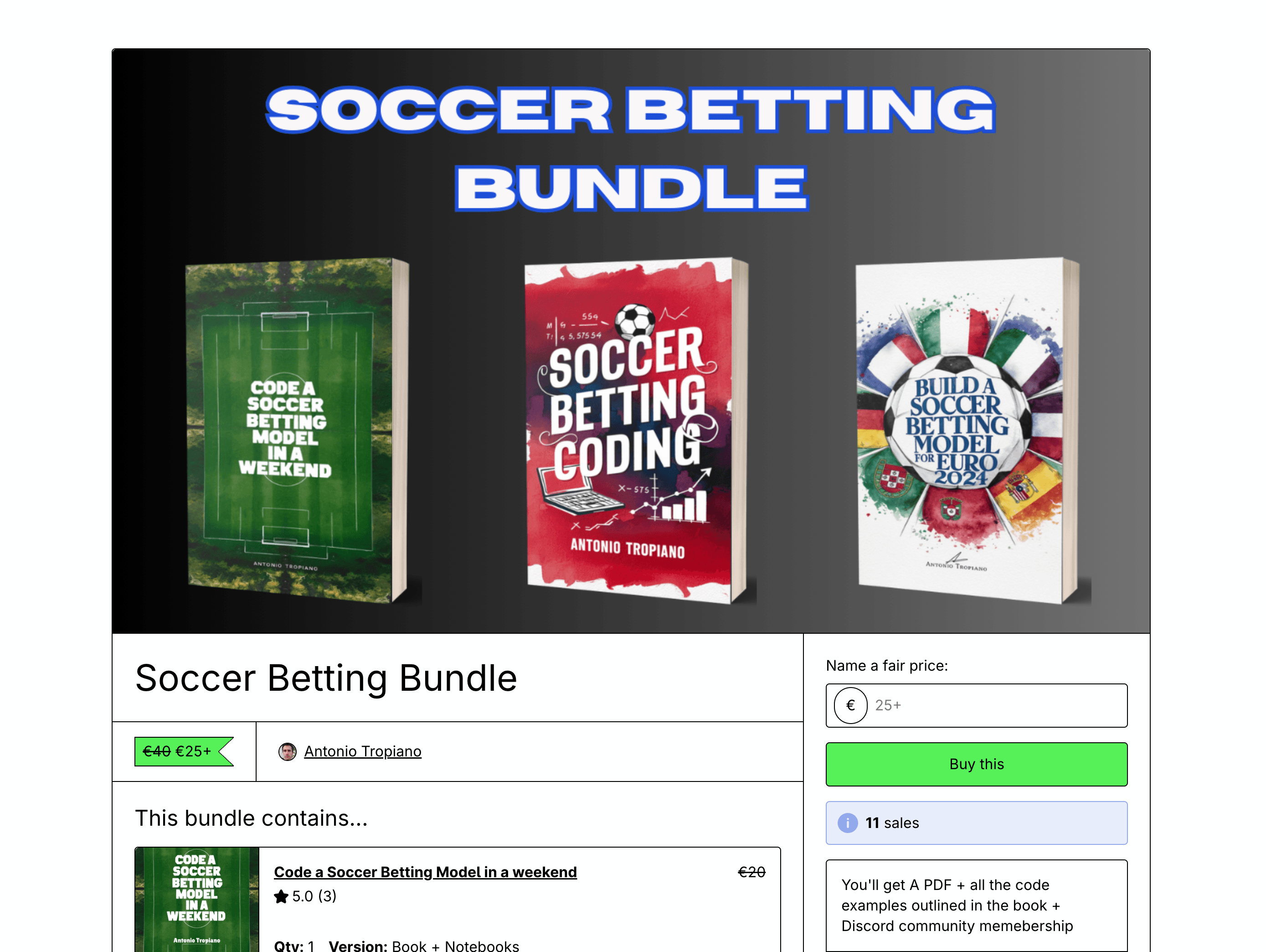 Soccer Betting Bundle